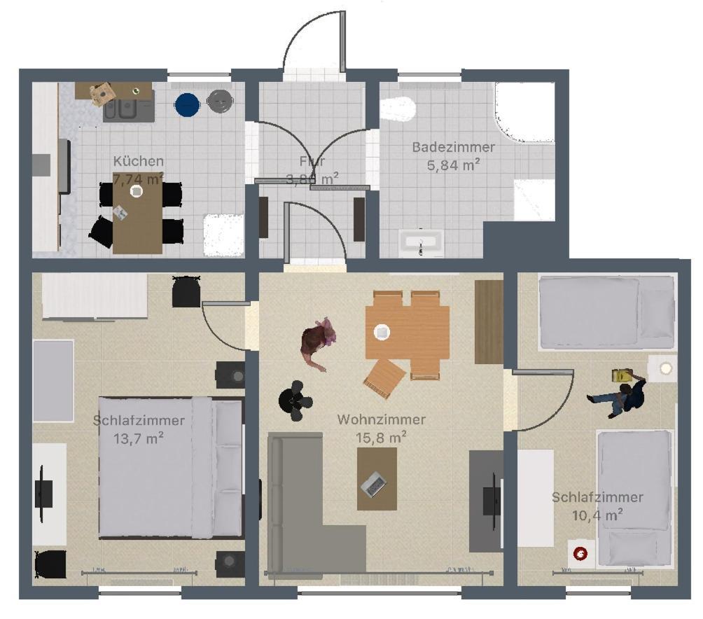 Ferienwohnung Kuehl Boossen Buitenkant foto